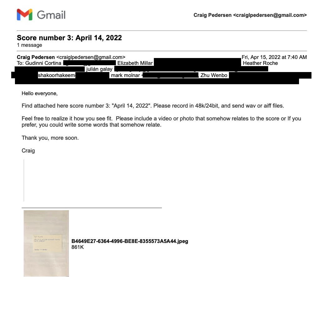 Email to participants 3